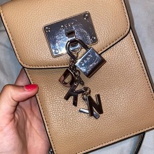 DKNY cross body bag tan